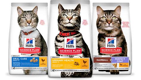 Alimentos para gato Science Plan Urinary, Oral & Hairball Perfect Coat