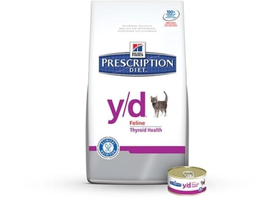 Hill's prescription diet y/d alimento seco e húmido para gatos